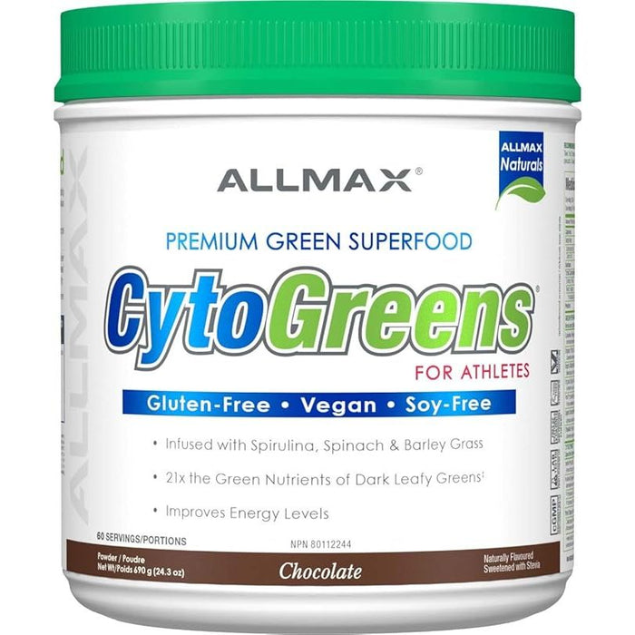 Allmax Nutrition CytoGreens (60 servings) — chocolate