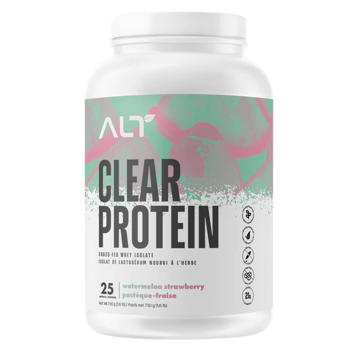 ALT Clear Protein Grass Fed Whey Isolate (25 servings) — Watermelon Strawberry