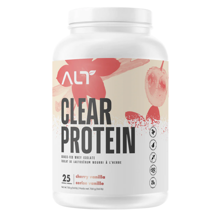 ALT Clear Protein Grass Fed Whey Isolate (25 servings) — Cherry Vanilla