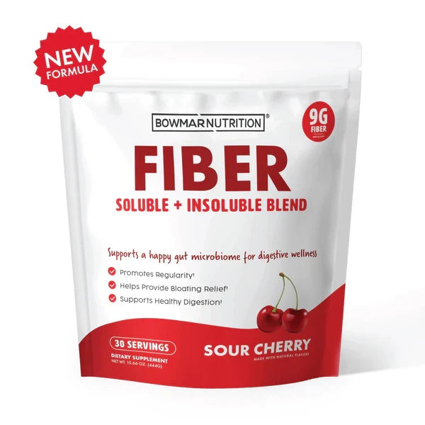 Bowmar Fiber (30 servings) — Sour Cherry front view