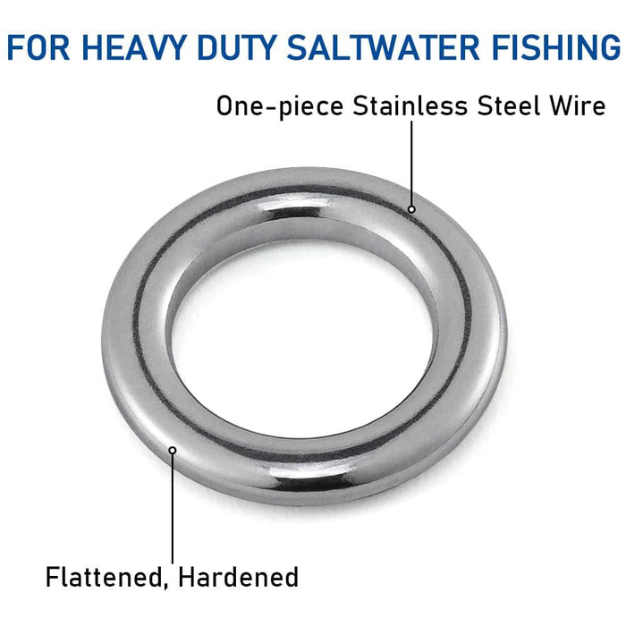 Dr.Fish 100pcs Solid Rings 44-897lb - Dr.Fish Tackles