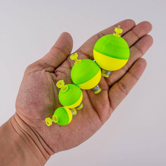 Dr.Fish 10pcs Fishing Weighted Bobbers Egg Floats 1/6-3/8oz - Dr.Fish Tackles
