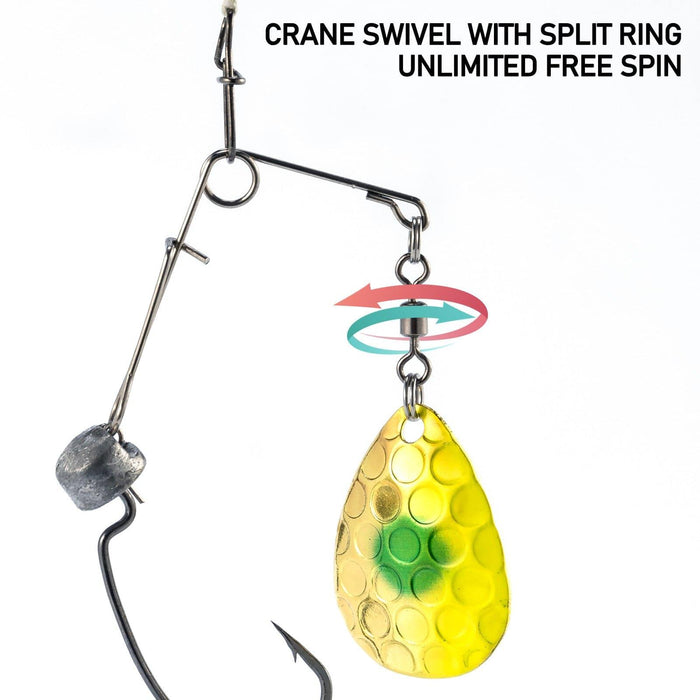 Dr.Fish 10pcs Spinnerbait Arms #3 Blade - Dr.Fish Tackles