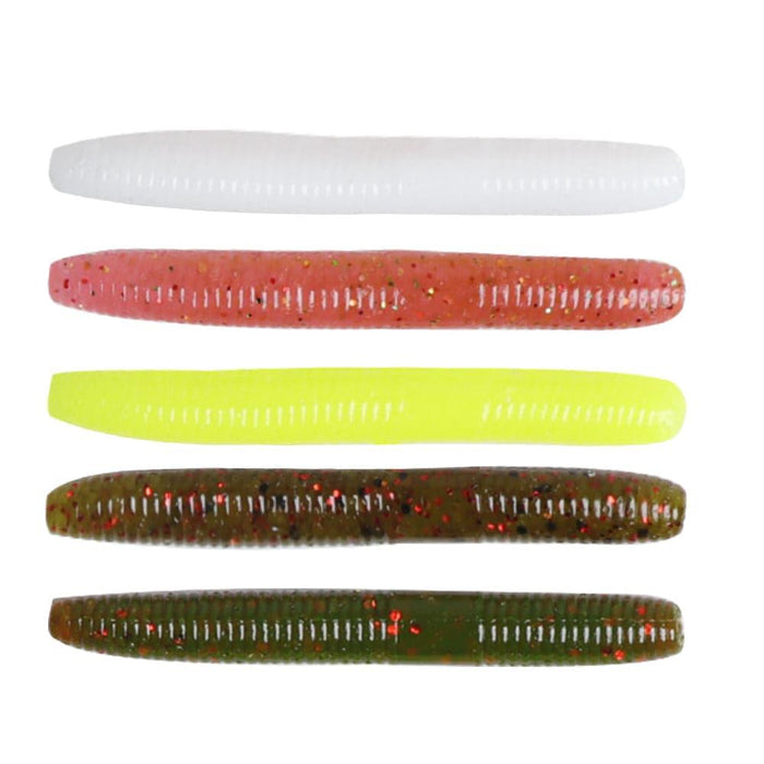 Dr.Fish 15pcs Ice Fishing Soft Worms 1.96'' - Dr.Fish Tackles