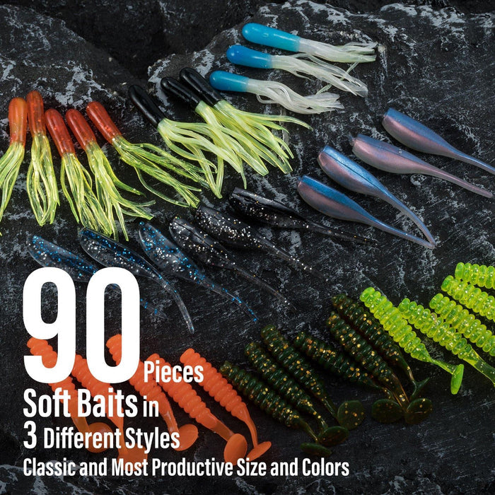 Dr.Fish 179pcs Crappie Tackles Lures Kit - Dr.Fish Tackles