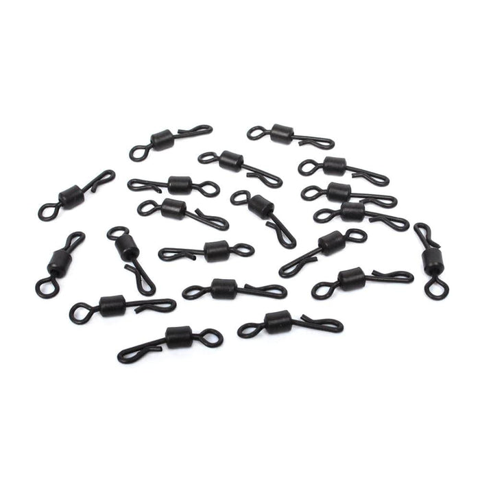 Dr.Fish 20/100pcs Q-shaped Rolling Swivels