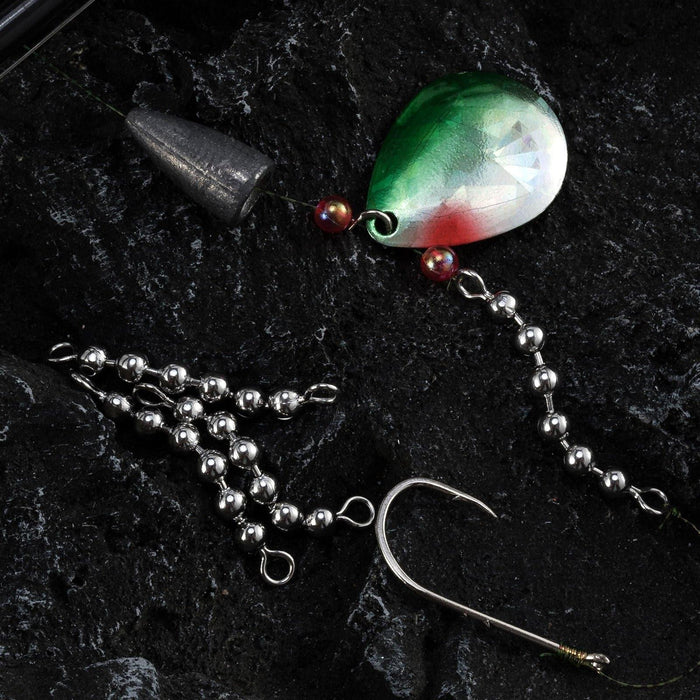 Dr.Fish 20pcs Bead Chain Swivels 4-6 Balls - Dr.Fish Tackles