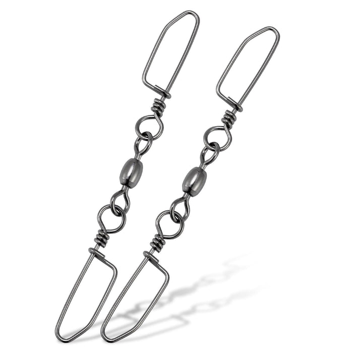 Dr.Fish 20pcs Double Snaps Swivel 37-220lb - Dr.Fish Tackles