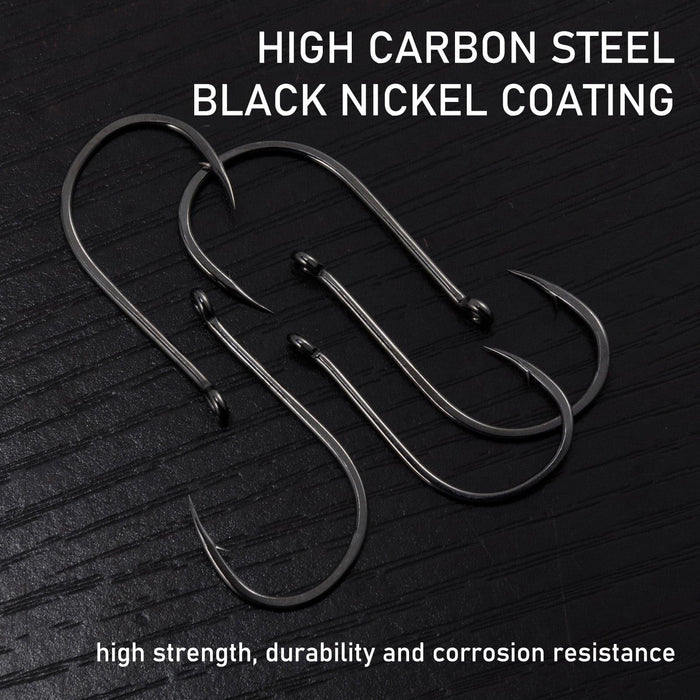 Dr.Fish 50pcs Drop Shot Hooks #2 to 3/0 - Dr.Fish Tackles