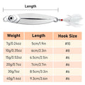 Dr.Fish 5pcs Long Casting Fishing Metal Jigs 7-40g - Dr.Fish Tackles