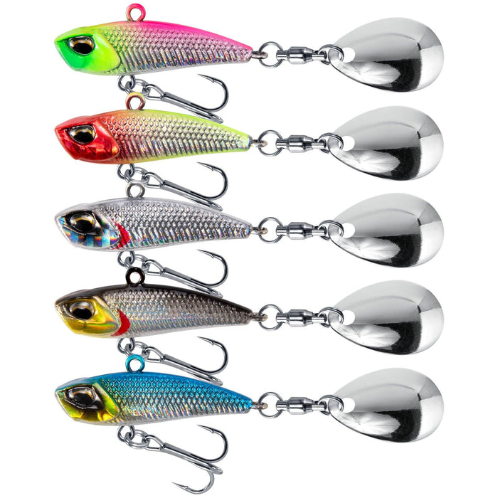 Dr.Fish 5pcs Metal Fishing Jigs  1/4oz 1/2oz - Dr.Fish Tackles