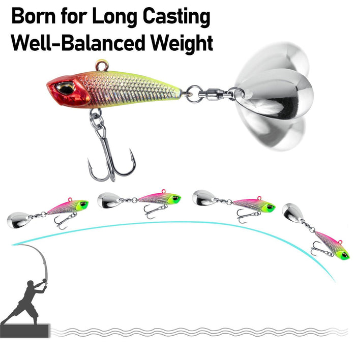 Dr.Fish 5pcs Metal Fishing Jigs  1/4oz 1/2oz - Dr.Fish Tackles