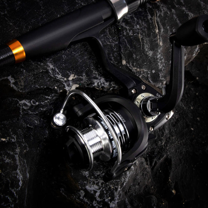 Dr.Fish 6/7FT Telescopic Fishing Rod and Spinning Reel Combo