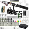 Dr.Fish 7.4FT Telescopic Carp Fishing Rod with Bait Feeder Reel
