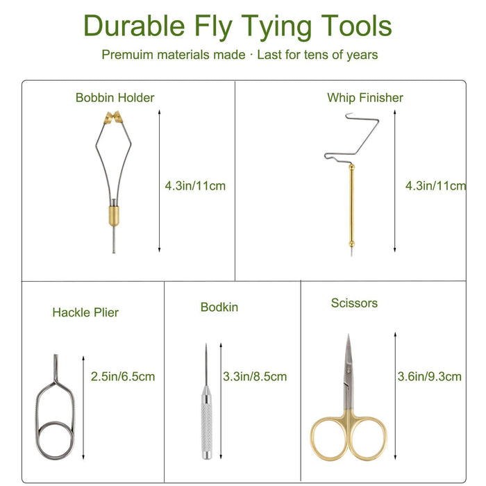 Dr.Fish Flies Tying Vise & Materials Kit - Dr.Fish Tackles
