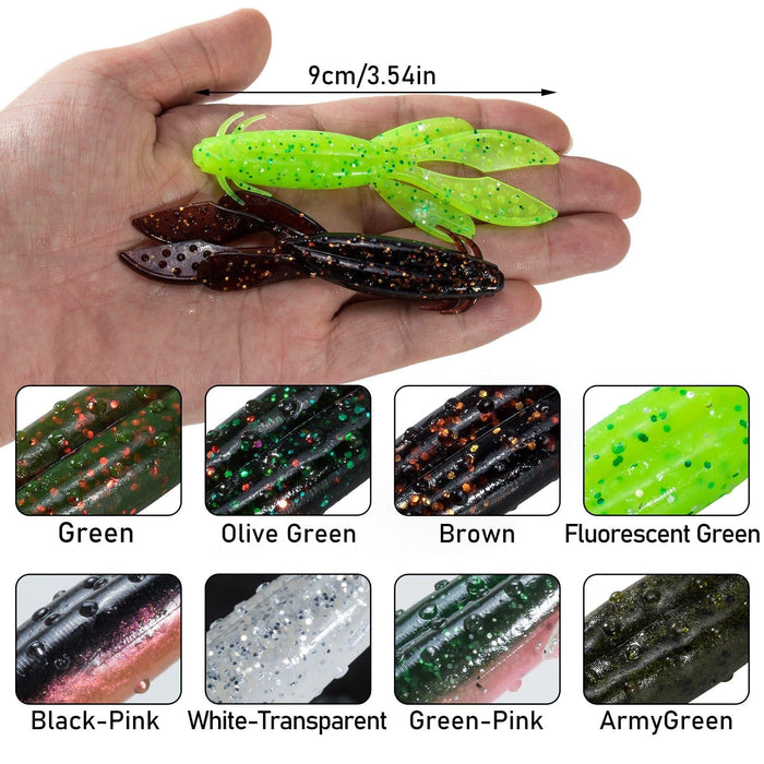 Dr.Fish Sinking Soft Crawfish Flapper 3.54'' - Dr.Fish Tackles