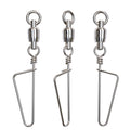 Dr.Fish Stainless Steel Ball Bearing Swivels with Coastlock Snap 45-440lb - Dr.Fish Tackles