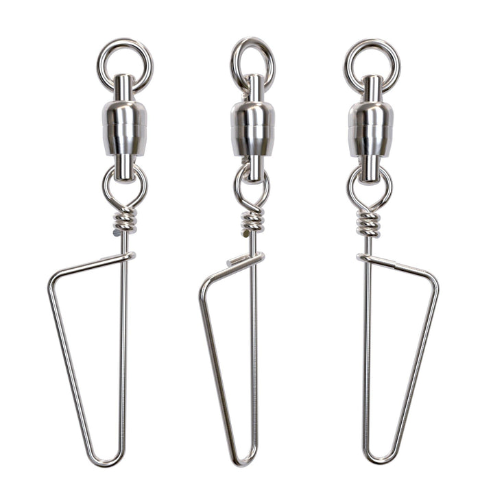 Dr.Fish Stainless Steel Ball Bearing Swivels with Coastlock Snap 45-440lb - Dr.Fish Tackles