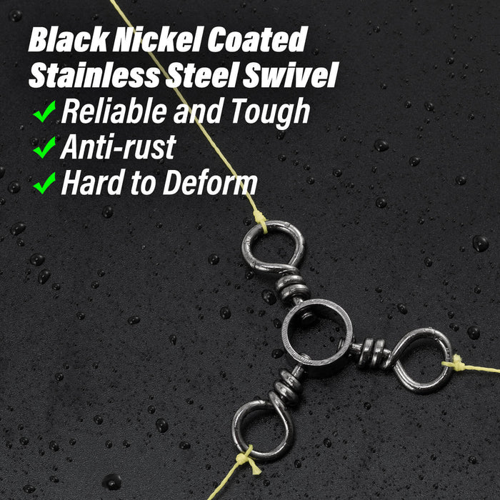 Dr.Fish Three Way Swivels 28-220lb