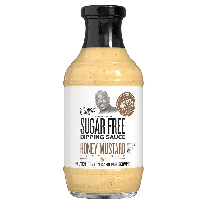 G Hughes Sugar Free Dipping Sauce (18 oz bottle) — keto sugar-free sauce (view 2)