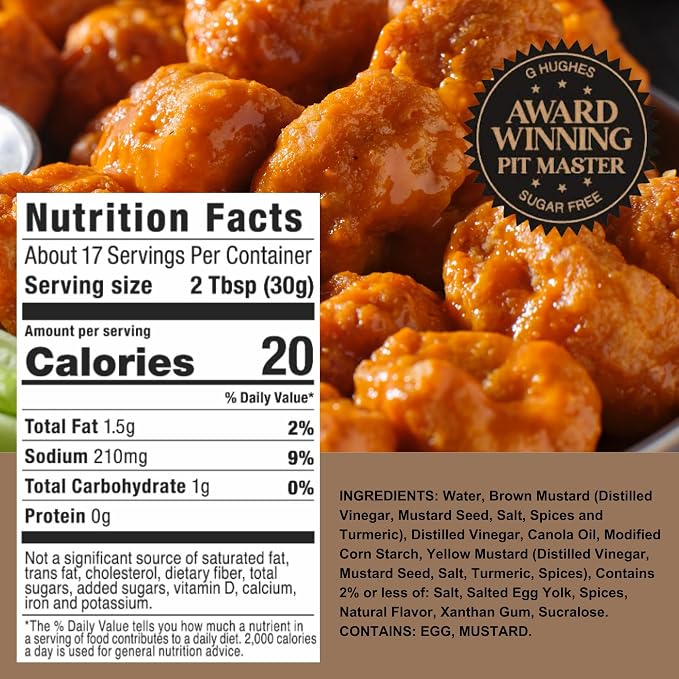 G Hughes Sugar Free Dipping Sauce (18 oz bottle) — keto sugar-free sauce (view 3)