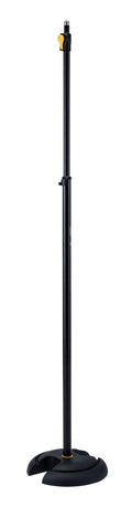 Support droit avec nouveau système de réglage EZ, base ronde fonte en H (hauteur: 102 - 168 cm, poids: 4.1 kg), noir