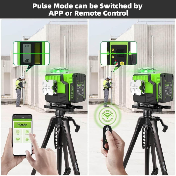 Huepar P04CG Laser Level - 4D Laser Levels