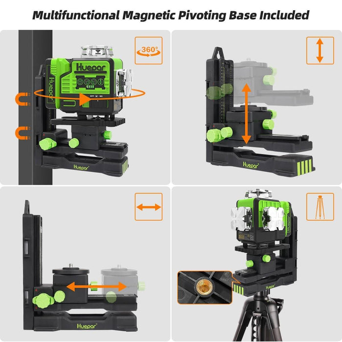 Huepar P04CG Laser Level - 4D Laser Levels