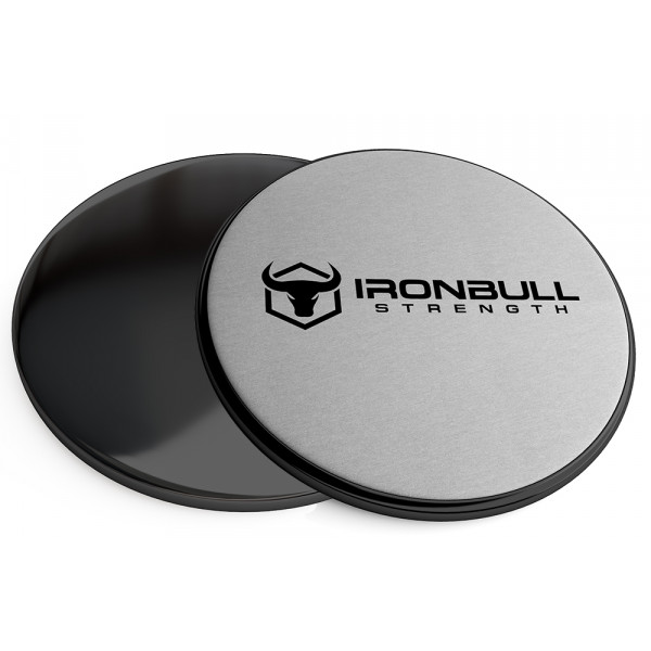 Iron Bull Strength Power Gliderz - Gliding Disks for carpet or floor (1 pair) — front of product — in Canada
