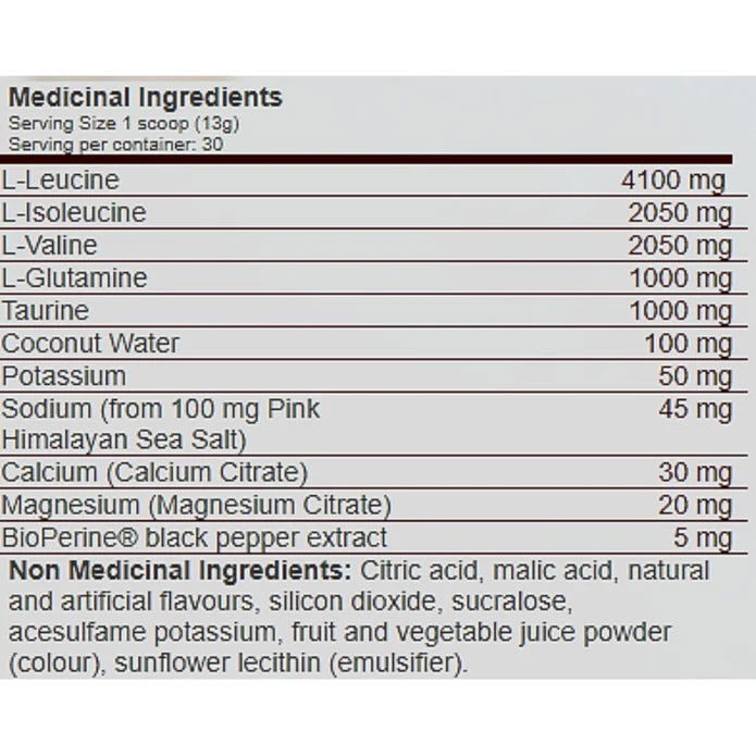 Mammoth BCAA (30 servings) — alternate angle view