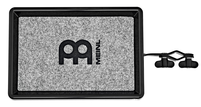 Plateau fibre petites percussions 28 x 17.8 cm, moquette antidérapante, inclinable, attache robuste, noir