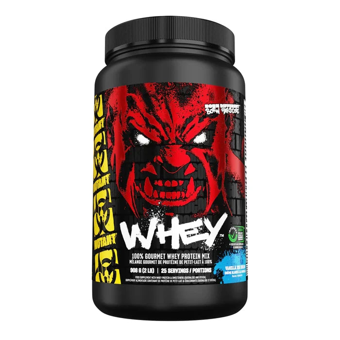 Mutant Whey (2 lbs) — front of tub view