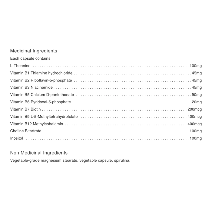 Orange Naturals L-Theanine + Magnesium 250mg (60 veg capsules) — alternate angle