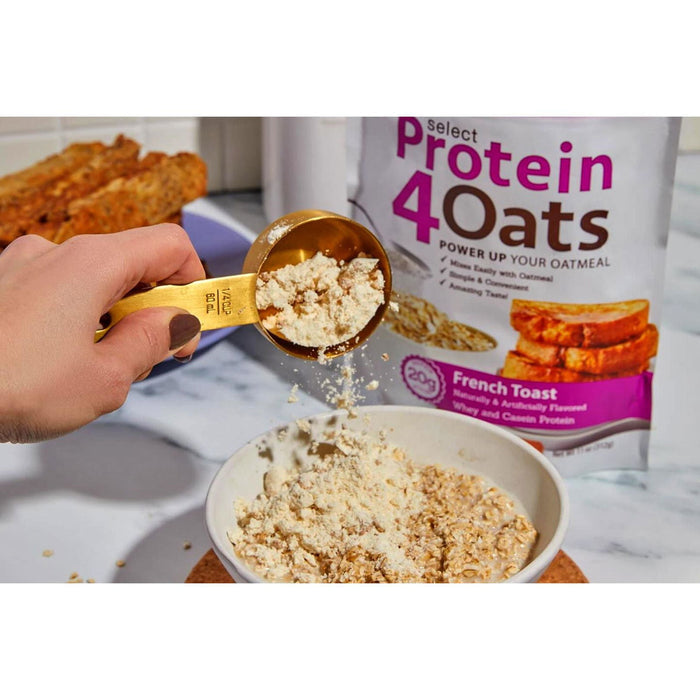 PEScience Select Protein4Oats (12 servings) — back of package