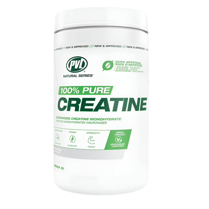 PVL Unflavored Creatine Monohydrate (1000g) — alternate angle