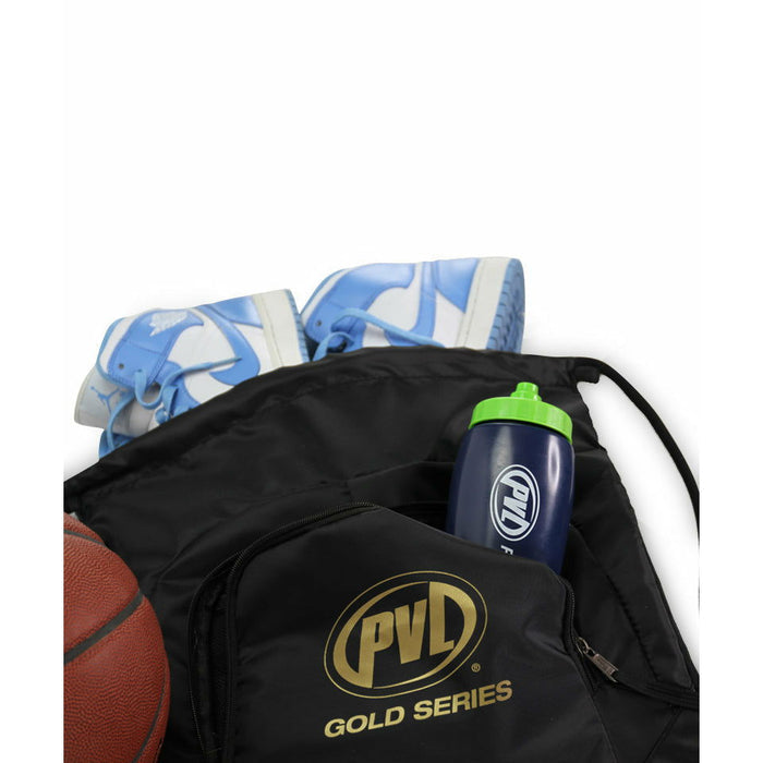 PVL Deluxe Drawstring Gym Bag Nutrition Facts label