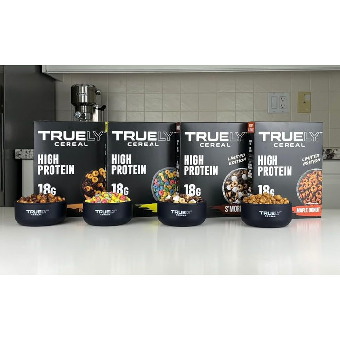 TRUELY GF Keto Protein Cereal (6 servings) — back of package